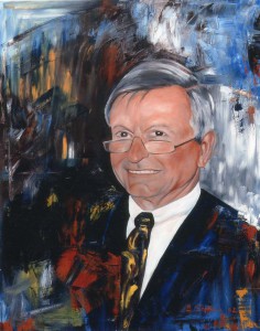 Prof. Dr.-Ing Sepold, 80x100, Öl auf Leinwand